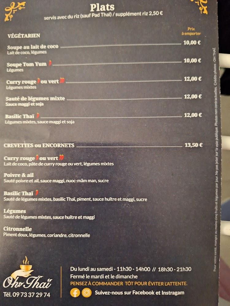 Oh-thai - Menu Image 1